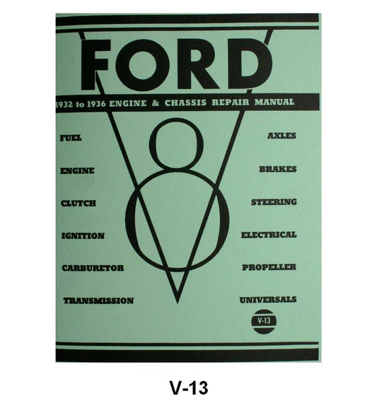 REPAIR MANUAL - 32-36 PASSENGER/PICKUP V8 ENGINE & CHASSIS