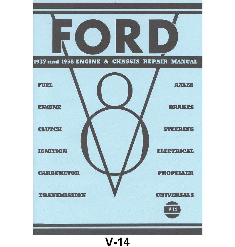 REPAIR MANUAL - 37-38 PASSENGER/PICKUP ENGINE & CHASSIS