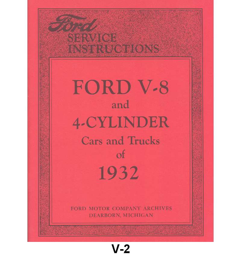 SERVICE INSTRUCTIONS - 32 PASSENGER, PICKUP