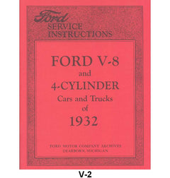 SERVICE INSTRUCTIONS - 32 PASSENGER, PICKUP