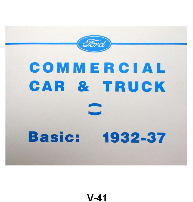 DETAIL & SPECIFICATION BOOKS - 32-37 PICKUP