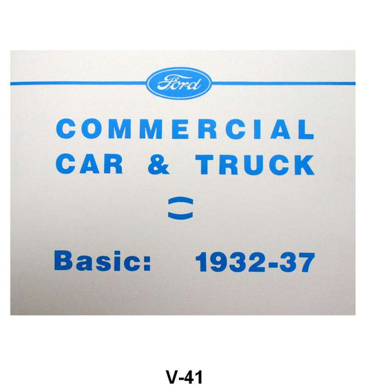 DETAIL & SPECIFICATION BOOKS - 32-37 PICKUP