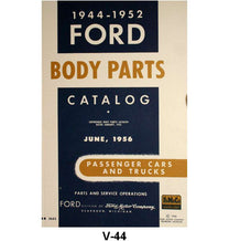 BODY PARTS LIST - 44-52 PASSENGER, PICKUP