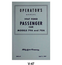 OWNERS MANUAL - 47 PASSENGER