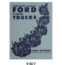 OWNERS MANUAL - 52 TRUCK