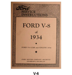 SERVICE INSTRUCTIONS - 34 PASSENGER, PICKUP V8