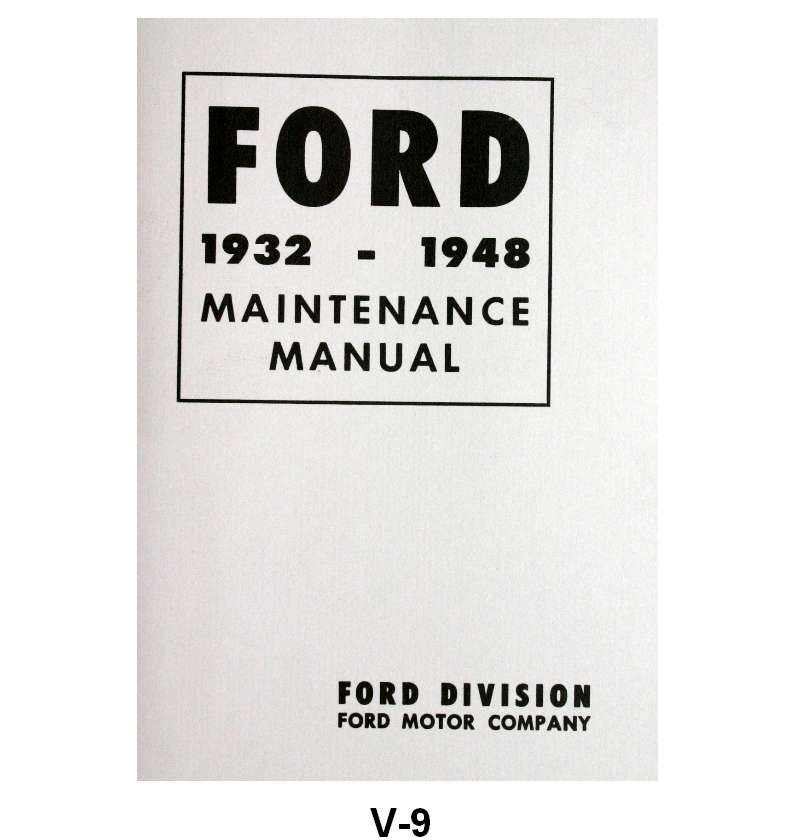 MAINTENANCE MANUAL - 32-48 ALL
