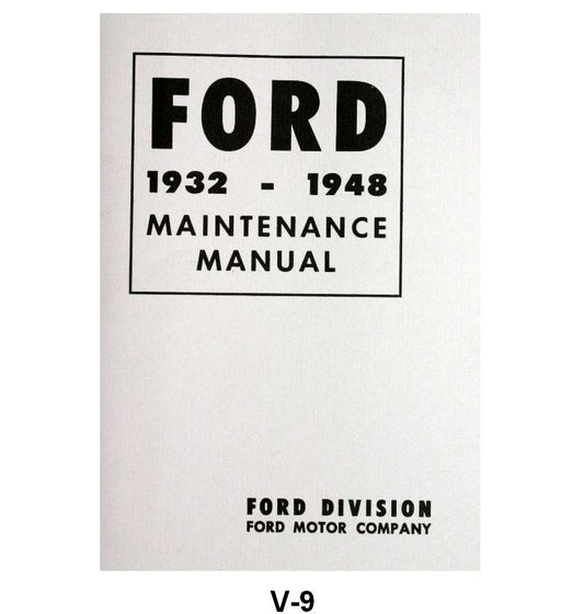 MAINTENANCE MANUAL - 32-48 ALL