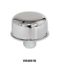FINNED ALUMINUM VALVE COVER CAP - CHROME PUSH ON