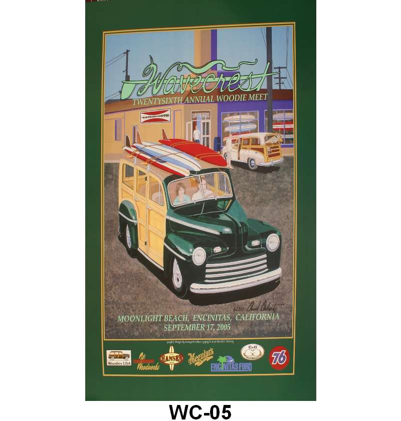 POSTER -2005 WAVECREST WOODIE SHOW
