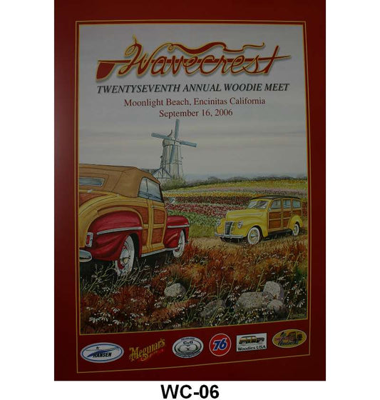 POSTER -2006 WAVECREST WOODIE SHOW