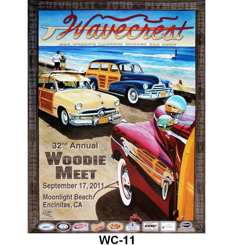 POSTER -2011 WAVECREST WOODIE SHOW