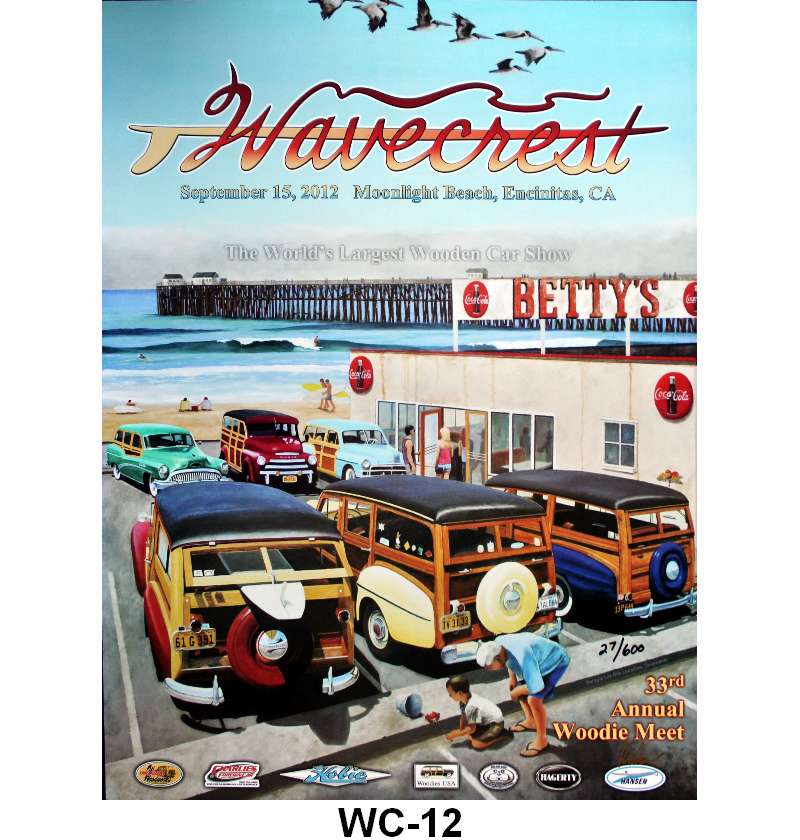 POSTER -2012 WAVECREST WOODIE SHOW