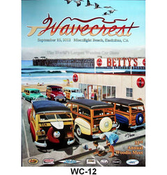 POSTER -2012 WAVECREST WOODIE SHOW