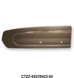 Ford Part C7ZZ-65239423-IG. Door Panels - 67 Mustang Std Ivy Gold