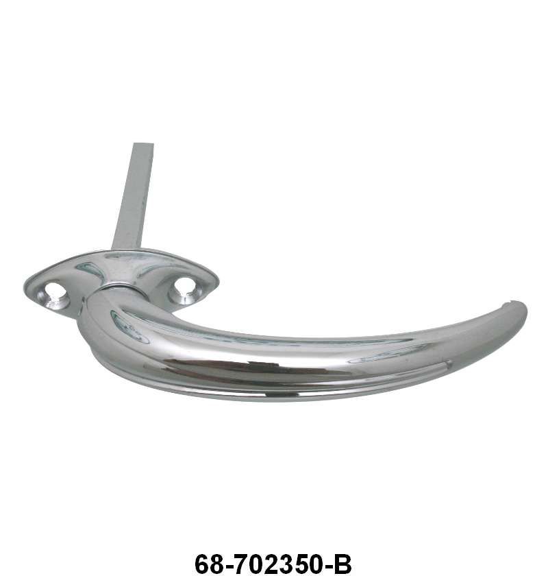 OUTSIDE DOOR HANDLE - 36 PASS EX WAGON, 37 PICKUP CURVED HANDLE