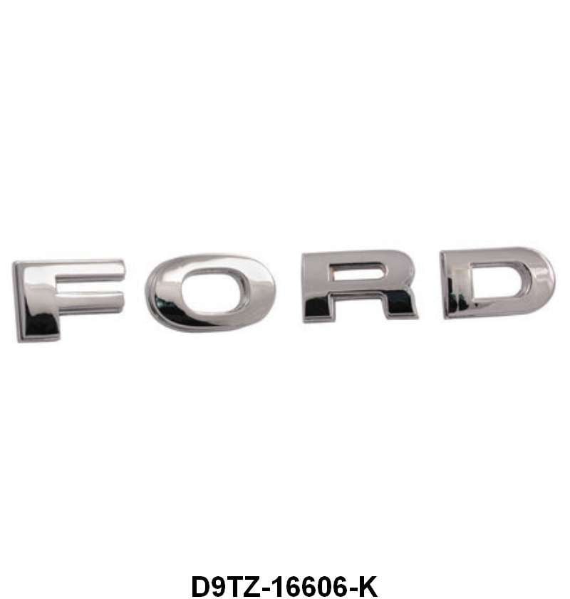 Ford Part D9TZ-16606-K. Hood Front Letters f.o.r.d. - 78-79 F-100/f-350