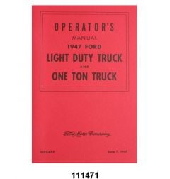 OWNERS MANUAL - 47 1/2 - 1 TON
