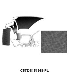 NON-PERFORATED HEADLINER - 65-66 F-100-250 NON-PERFORATED W/CLIPS 4 PIECES